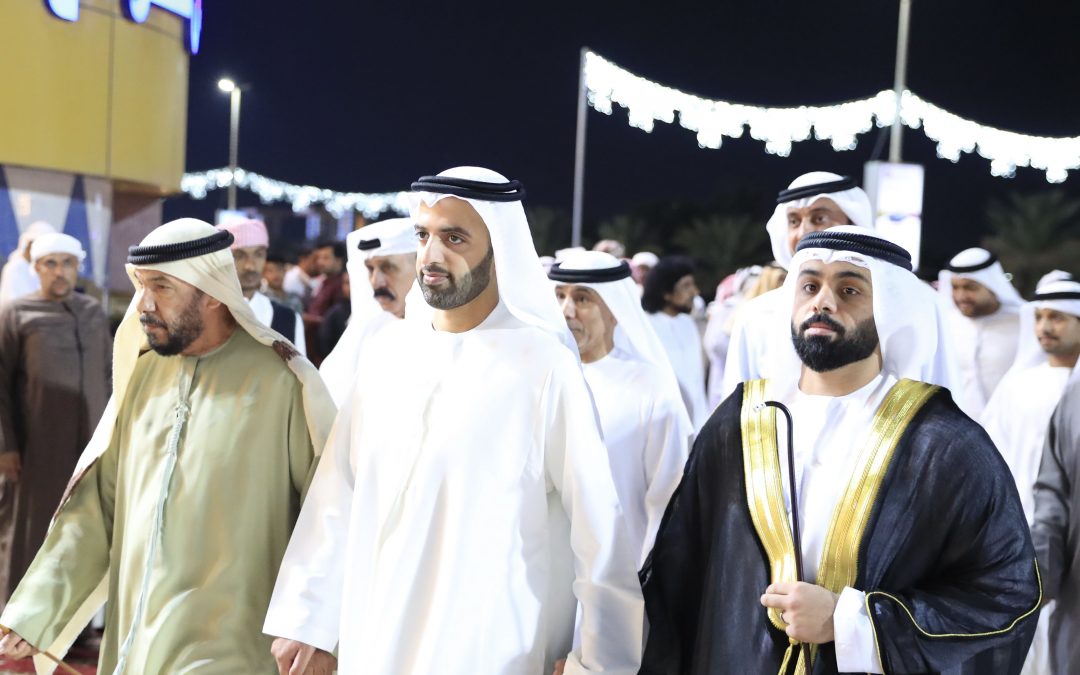 سمو الشيخ محمد بن سعود بن صقر القاسمي يحضر أفراح الشامسي والنقبي.